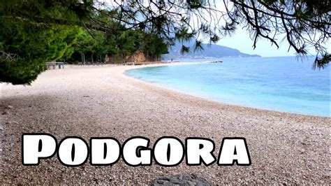 Podgora piękna ale plaża deptak marina Chorwacja 2023 YouTube