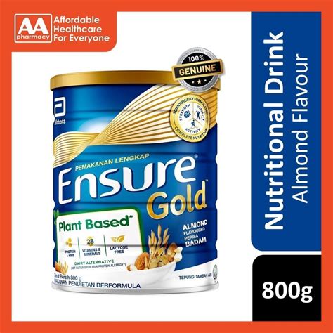 Ensure Gold Plant Based Almond Flavour G Shopee Malaysia