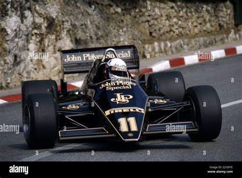 Elio De Angelis ITA Lotus 93T Renault Stock Photo Alamy