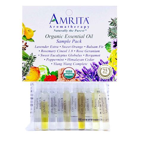 Essential Oils Sample Packs A Z Page 1 Amrita Aromatherapy