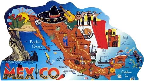 mexico-map - Mexico Vacation Tours