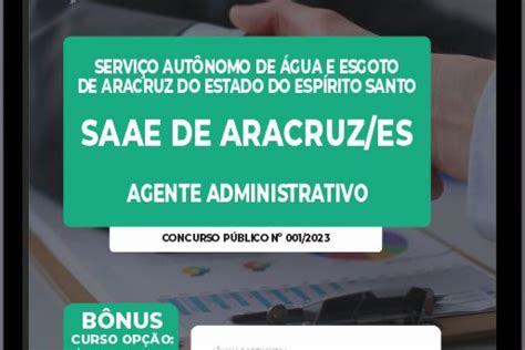 Baixar Apostila Saae De Aracruz Es Em Pdf Agente Adm