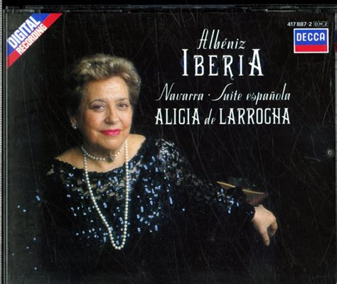 Iberia Navarra Suite Espanola De Larrocha Alicia Albeniz Isaac