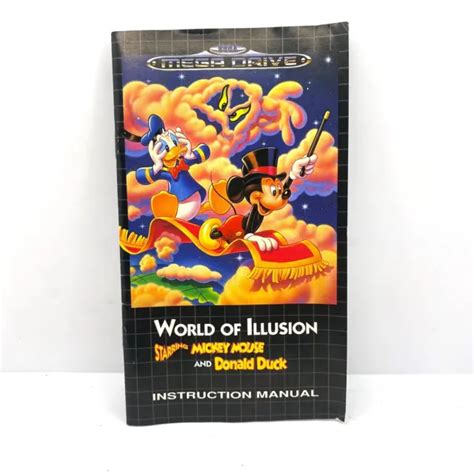 Notice World Of Illusion Starring Mickey Mouse And Donald Duck Sega