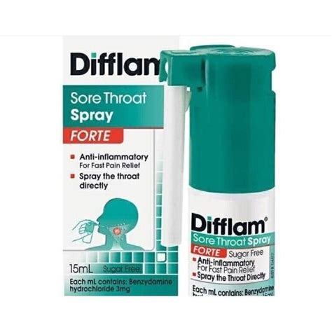 Difflam Sore Throat Spray Ml Semburan Sakit Tekak Lazada