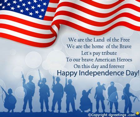 Land Of The Free Home Of The Brave Happy Independence Day America