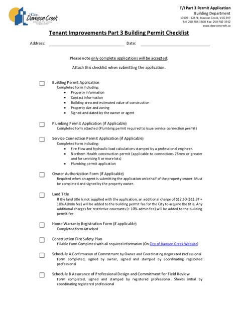 Fillable Online Detached Garage Application Building Department Fax