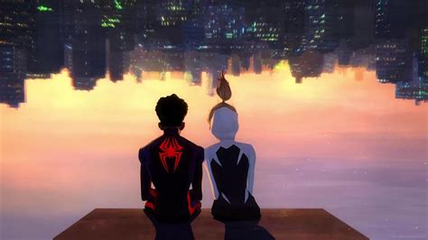 Miles Morales And Gwen Stacy Wallpaper Verses Wallpaper Spiderman