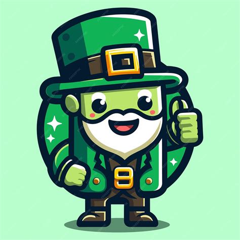 Premium Vector Free Vector Cute Character Celebrate St Patricks Day