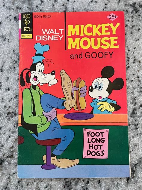 Mickey Mouse 160 Fn Vf Gold Key Comic Book Walt Disney Donald Goofy