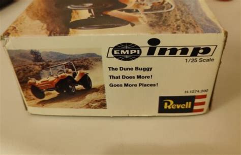 Vintage 1969 Revell Empi Imp Dune Buggy 125 Scale Model H 1274 As Is