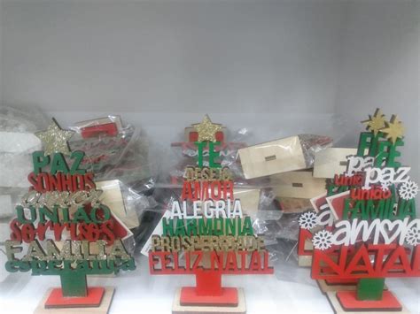 Mini Rvore De Natal Em Mdf Elo Produtos Especiais