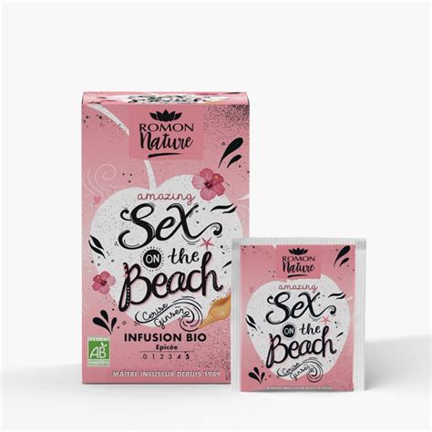 Infusion Amazing Sex On The Beach Bio 16 Sachets Romon Nature