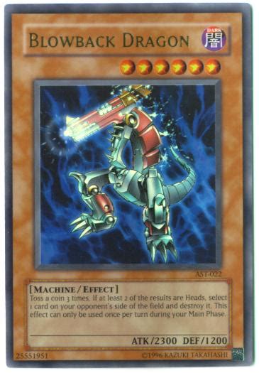 Yu Gi Oh Card AST 022 BLOWBACK DRAGON Ultra Rare Holo Mint