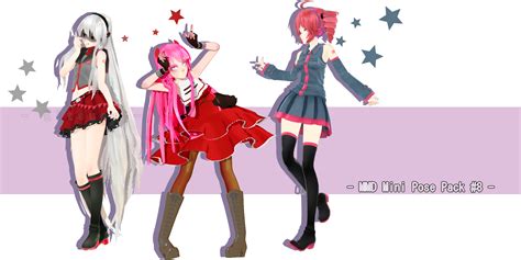 Mmd Pose Pack 8 Dl By Kitsunenokiba On Deviantart