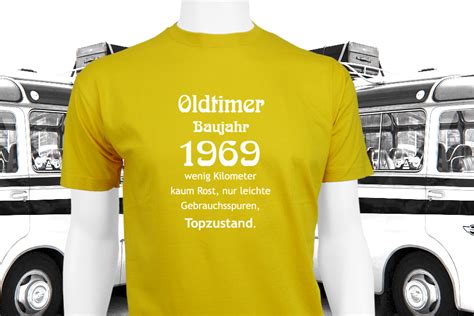 T Shirt Oldtimer Digitaldruck Mei En