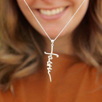 Dainty Cross Necklace Cross Jewelry Necklace Faith Necklace Silver