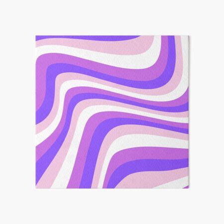 Very Peri Pantone Retro Purple Groovy Swirl S Art Board Print By