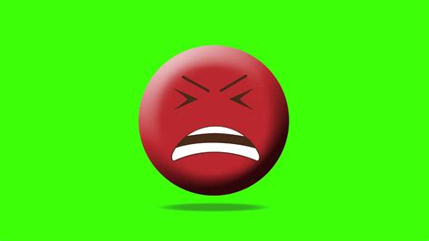 Green Screen Emoji Angry Free Use Youtube