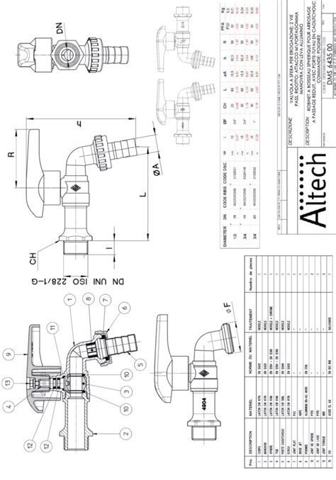 ALTECH Robinet Altech à tournant sphérique pour l irrigation E 30