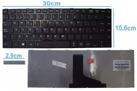 Teclado Toshiba L C L L Negro Sp