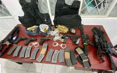 Cuatro Sujetos Fueron Detenidos Al Encontrarles Armas De Alto Calibre