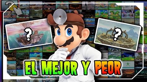 El Mejor Y Peor Escenario De Cada Smash Bros Youtube