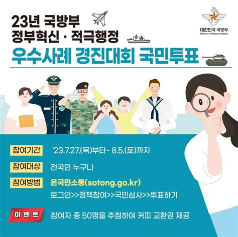 소통24 국민심사 국민심사 상세보기 2023년 정부혁신 적극행정 우수사례 경진대회 국민심사