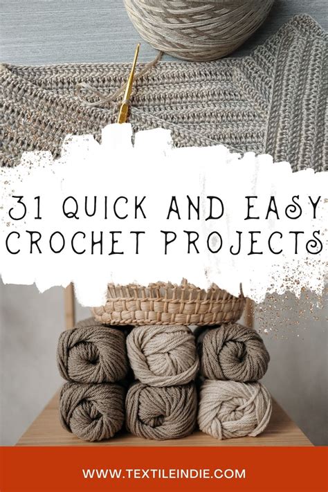 31 Quick & Easy Crochet Projects for Beginners