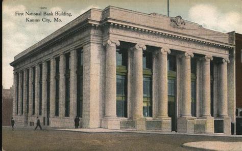 First National Bank Building Kansas City Mo Postcard