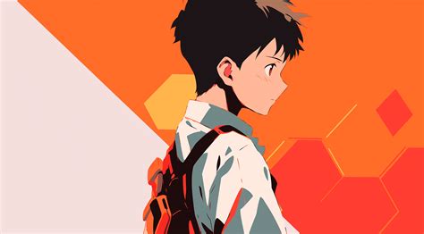 Shinji Ikari Neon Genesis Evangelion Anime Hd Wallpaper By Patrika