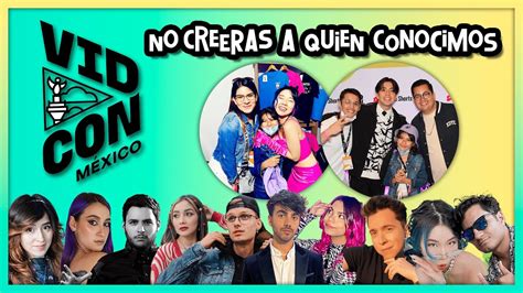 Nos encontramos a muchos creadores de contenido en VidCon México 2022