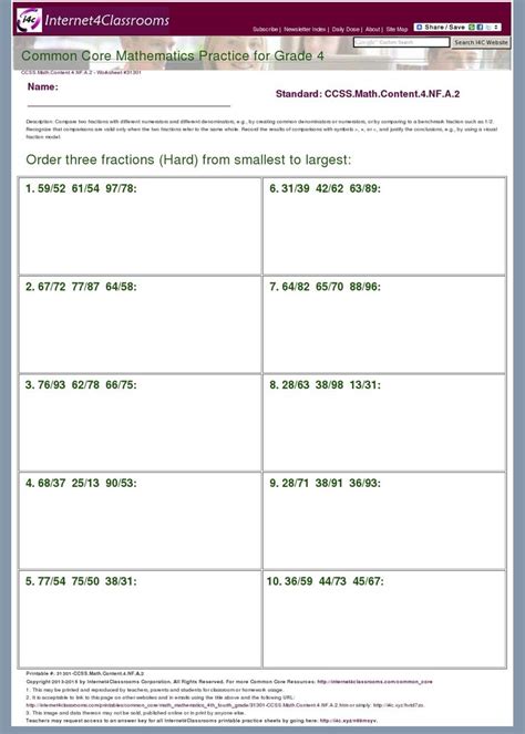 Comparing Fractions Calculator Lopireel