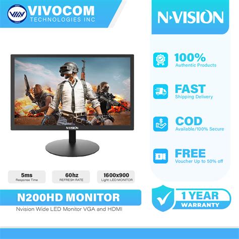 Nvision N Hd V X Hz Led Monitor Lazada Ph