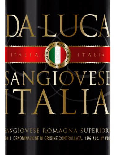 Da Luca Sangiovese Di Romagna Superiore Vivino Us