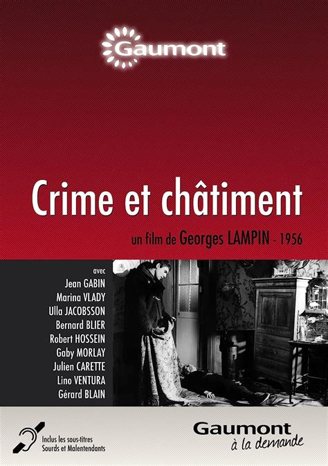 Crime Et Ch Timent Fr Import Amazon De Gabin Jean Blier Bernard