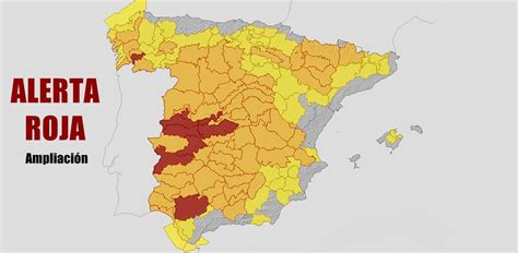 Aemet Ampl A La Alerta Roja A M S Zonas De Extremadura