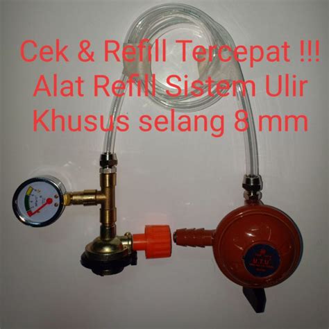 Jual Alat Refill Isi Ulang Gas Kaleng Dan Cek Tekanan Gas Kaleng