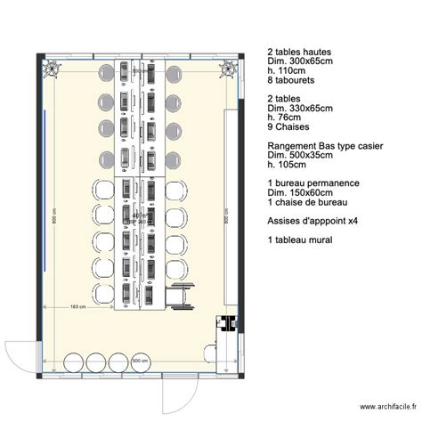 Espace Multimédia 3 Plan dessiné par liloute974