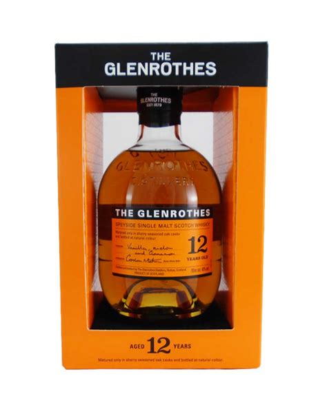 The Glenrothes 12 Year Old Single Malt Scotch Whisky 700ml 40 Abv