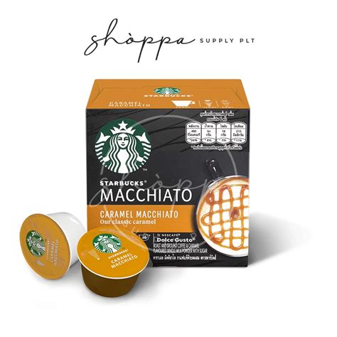 SHOPPA Starbucks CARAMEL MACCHIATO By Nescafe Dolce Gusto 12 Capsules