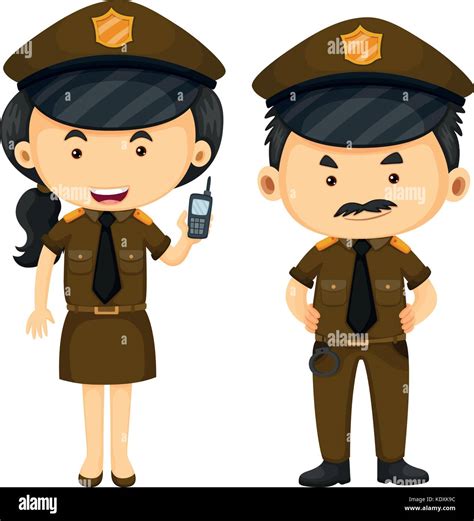 Printable Police Officer Uniform Cut Out