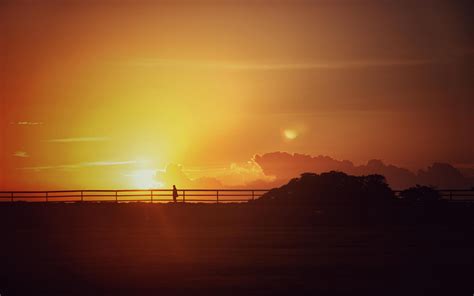 Wallpaper Sunlight Landscape Sunset Sea Nature Photography