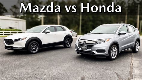 Compact Crossover Comparison 2021 Mazda CX 30 Vs 2019 Honda HR V In