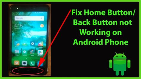 How To Fix Home Button Back Button Is Not Working On Android Youtube