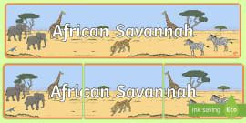 FREE Safari Themed Editable Banner For Publisher