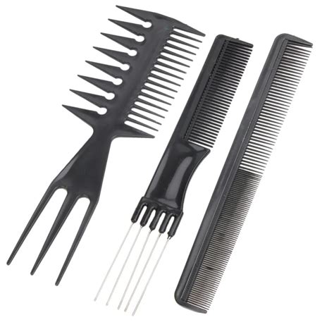 Hot Offer 10pcs Set Professional Hair Brush Comb Salon Barber Anti