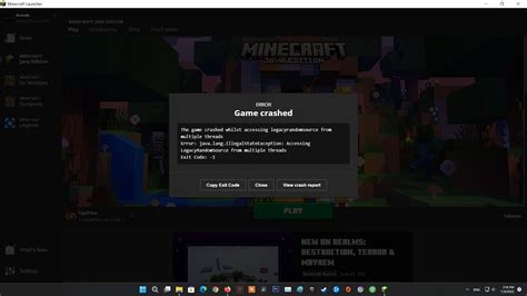 Ways To Fix Minecraft Exit Code Game Crashed Youtube