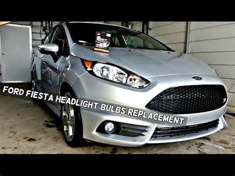 How To Replace Headlight Bulb Or Turn Signal On Ford Fiesta