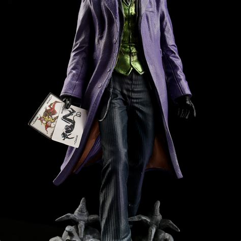 โมเดล โจ๊กเกอร์ท่ายืน Joker The Dark Knight Heath Ledger วัสดุ Resin